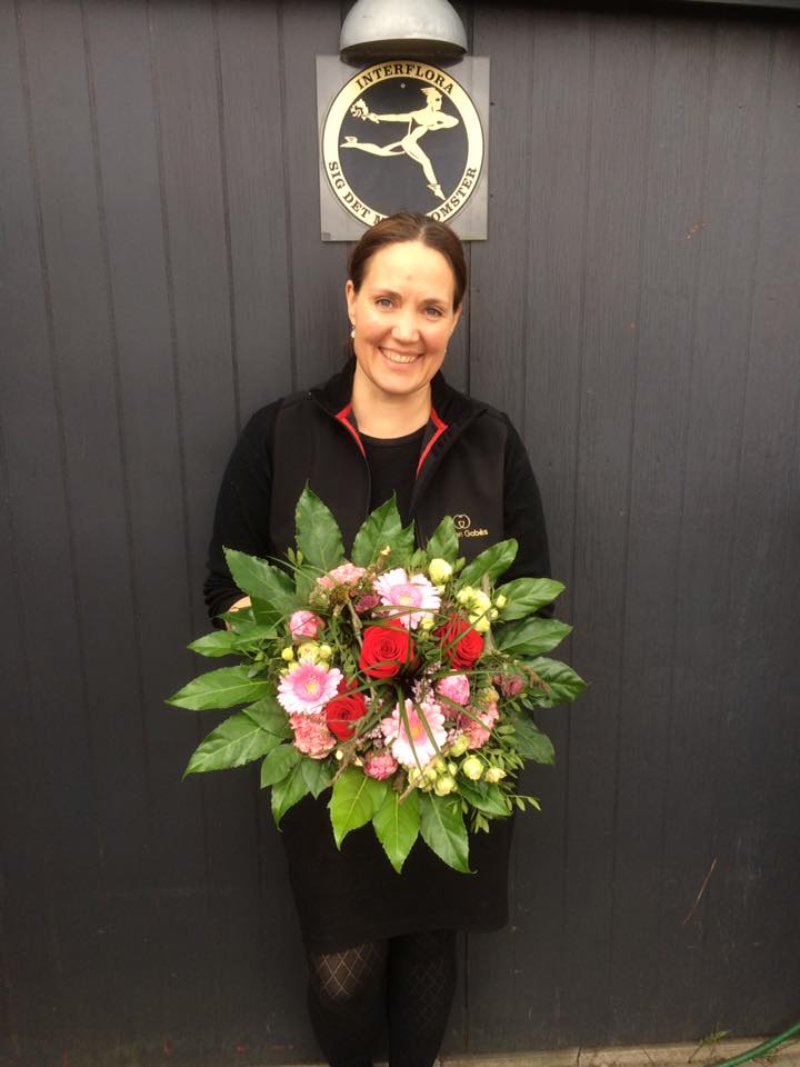 Karina Agerskov er indehaver af Galleri Gabes - Blomsterbutik i Silkeborg med personlig betjening og selvbetjening